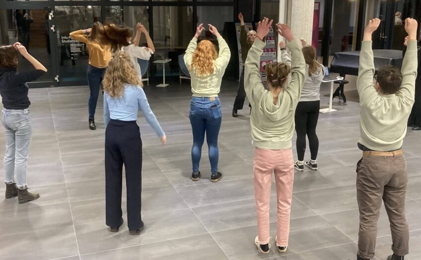 Studierende bei der WritingNight 2024, Foto: Evangelische Hochschule Freiburg
